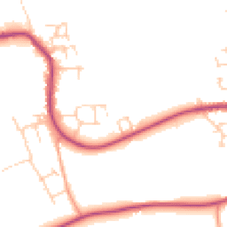 Daytime road noise heatmap for OX12 9LZ