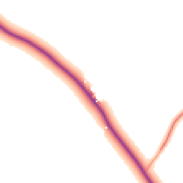 Daytime road noise heatmap for OX12 9PD