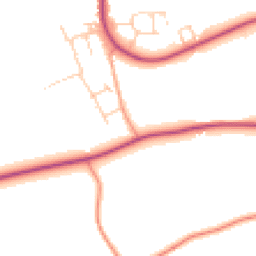 Daytime road noise heatmap for OX12 9RR