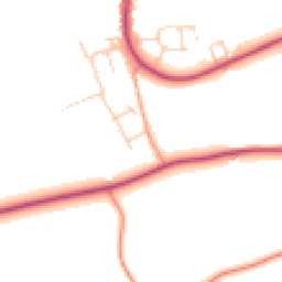 Daytime road noise heatmap for OX12 9RS