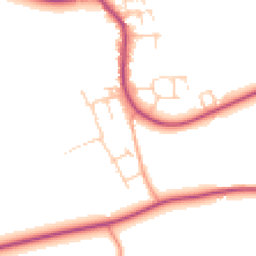 Daytime road noise heatmap for OX12 9RW