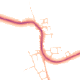 Daytime road noise heatmap for OX12 9SP