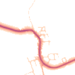 Daytime road noise heatmap for OX12 9SS