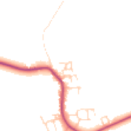 Daytime road noise heatmap for OX12 9WE