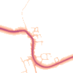 Daytime road noise heatmap for OX12 9WF