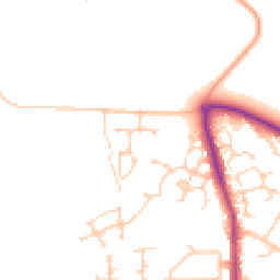 Daytime road noise heatmap for OX12 9WJ