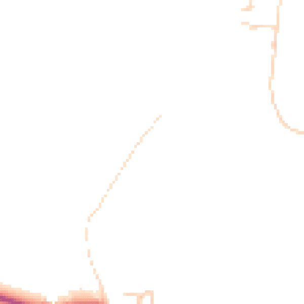 Daytime road noise heatmap for OX12 9WQ