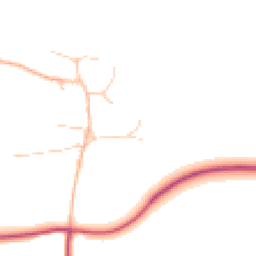 Daytime road noise heatmap for OX12 9XQ