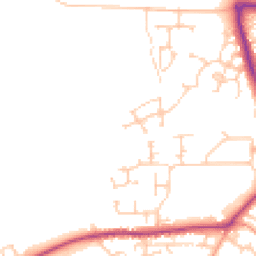 Daytime road noise heatmap for OX12 9ZE