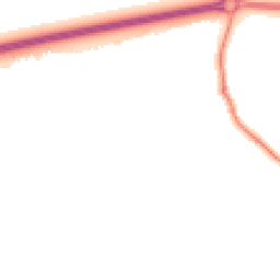 Night-time road noise heatmap for OX13 5AB