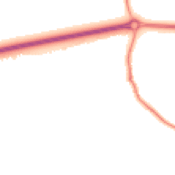 Night-time road noise heatmap for OX13 5AG