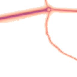 Night-time road noise heatmap for OX13 5AL