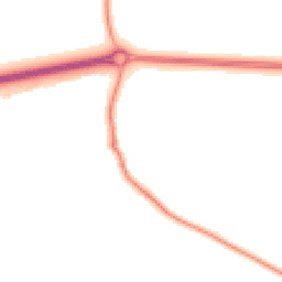 Night-time road noise heatmap for OX13 5AP