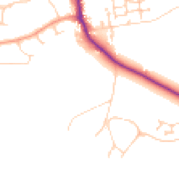 Daytime road noise heatmap for OX13 5AX
