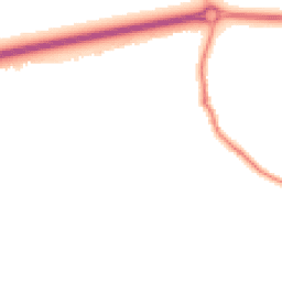 Night-time road noise heatmap for OX13 5BP