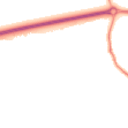 Night-time road noise heatmap for OX13 5BW