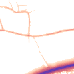 Daytime road noise heatmap for OX13 5EG