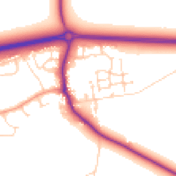 Daytime road noise heatmap for OX13 5FY