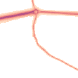 Night-time road noise heatmap for OX13 5FZ
