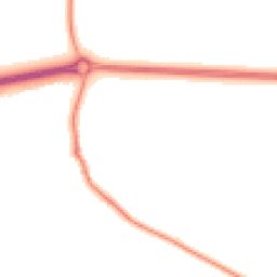 Night-time road noise heatmap for OX13 5GX