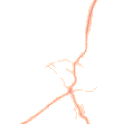 Daytime road noise heatmap for OX13 5JN