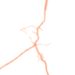 Daytime road noise heatmap for OX13 5JR