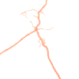 Daytime road noise heatmap for OX13 5JS