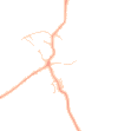 Daytime road noise heatmap for OX13 5JT