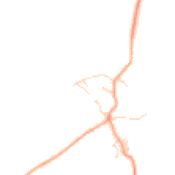 Daytime road noise heatmap for OX13 5JW
