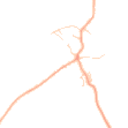 Daytime road noise heatmap for OX13 5JX