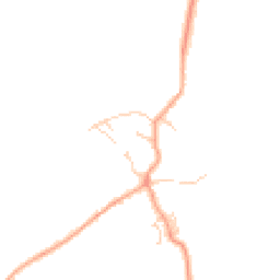Daytime road noise heatmap for OX13 5LE