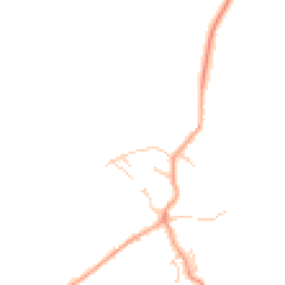 Daytime road noise heatmap for OX13 5LF