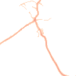 Daytime road noise heatmap for OX13 5LH