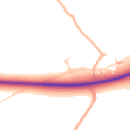 Daytime road noise heatmap for OX13 5LP