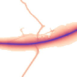 Daytime road noise heatmap for OX13 5LX