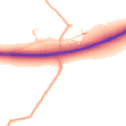 Daytime road noise heatmap for OX13 5LY