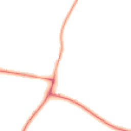 Night-time road noise heatmap for OX13 5NS