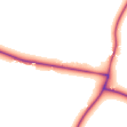 Daytime road noise heatmap for OX13 5NX