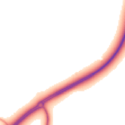 Daytime road noise heatmap for OX13 5PN