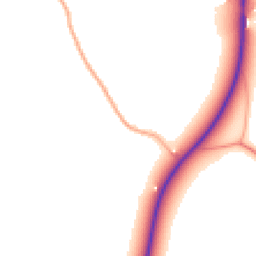Daytime road noise heatmap for OX13 5PU