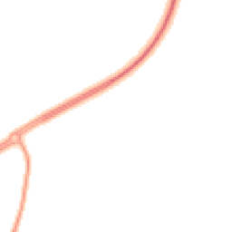 Night-time road noise heatmap for OX13 5QA