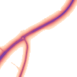 Daytime road noise heatmap for OX13 5QE