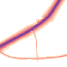 Daytime road noise heatmap for OX13 5QH