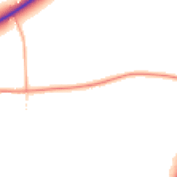 Daytime road noise heatmap for OX13 5QQ