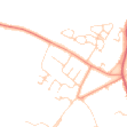 Daytime road noise heatmap for OX13 6AS