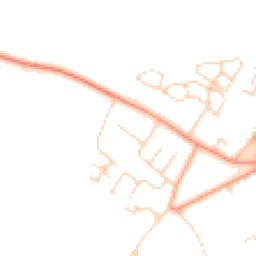 Daytime road noise heatmap for OX13 6AT