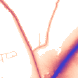 Daytime road noise heatmap for OX13 6BL