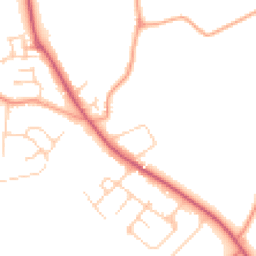 Daytime road noise heatmap for OX13 6DB