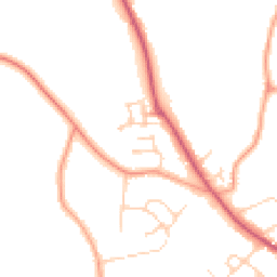 Daytime road noise heatmap for OX13 6DL