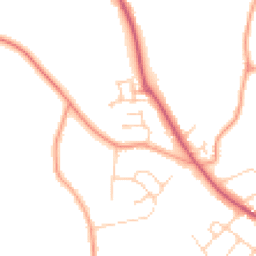 Daytime road noise heatmap for OX13 6DQ
